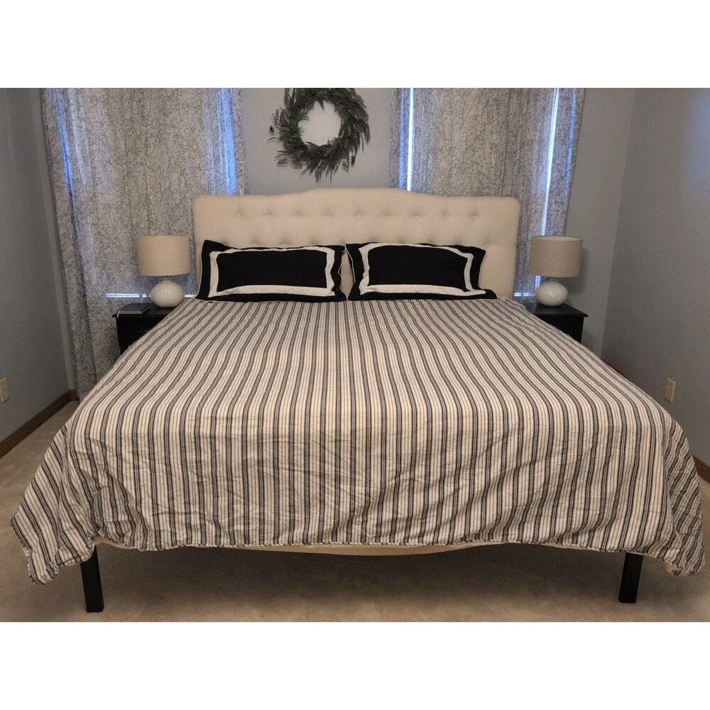 Mystic Valley Traders Tapestry Striped Duvet Cover & 2 Shams King Custom Design